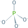 Fósforo (P) ionic formula image